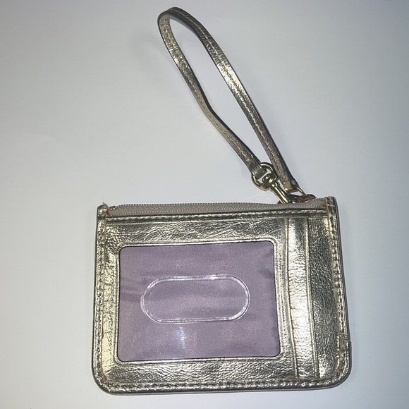 Coach Key Ring Credit Card ID Wristlet - Picture 2 of 6